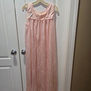 Vintage Shadowline Sleeveless Full-Length Gown